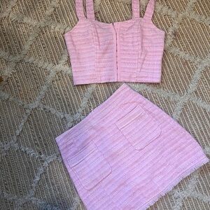 BB Dakota by Steve Madden Pink Mini Skirt